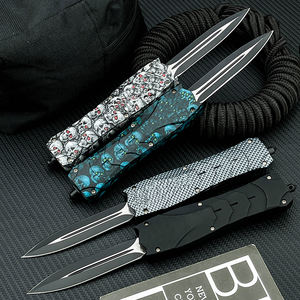 مخصص للتخييم <span class=keywords><strong>OTF</strong></span> مع مقبض بلاستيكي ABS مقبض جيب EDC درجة ديي تصنيع المعدات الأصلية دعم توريد المصنع مباشرة - Product Image 2