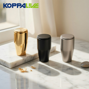 Koppalive Adjustable Furniture Kitchen Cabinet <strong>Knobs</strong> <strong>Matte</strong> <strong>Black</strong> Nickel Solid Brass Drawer <strong>Knobs</strong> - Product Image 1