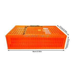 LMC-01 Oiseau <span class=keywords><strong>Canard</strong></span> transporteur Boîtes panier case cage Plastique Volaille Vivant Adulte poulet <span class=keywords><strong>transport</strong></span> Caisses - Product Image 1