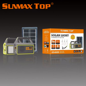 Lámpara Solar de Emergencia Portátil SUNMAX P881Q, 7500mAh, LED, Radio, Lámpara de Camping - Product Image 2