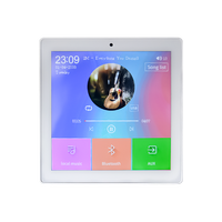 Lecteur de musique de fond Standard 86 stéréo système Audio de cinéma maison intelligent dans le mur amplificateur à dents bleues avec 4 haut-parleurs de plafond