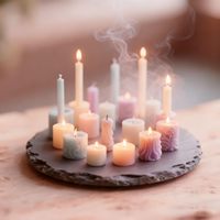 Sous-verres modernes en ardoise noire 5 mm, tapis écologiques en pierre pour whisky, personnalisables par gravure laser, pour table de cocktail minimaliste