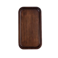 Plateau de service rond en bambou écologique de style classique avec couleur personnalisée pour les hôtels et les restaurants lors de fêtes