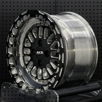 Jantes Beadlock Forgées Sur Mesure Drag Racing Milling Window pour GT-R R35 Supra Mustang S550/S650 C6/C7/C8 Challenger Hellcat