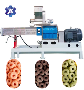 <span class=keywords><strong>Bon</strong></span> prix Machine à extruder des céréales pour <span class=keywords><strong>petit</strong></span>-déjeuner instantané entièrement automatique Machine de traitement des anneaux de maïs soufflé - Product Image 1