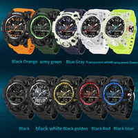 Reloj Digital SANDA 3133 para Parejas Adolescentes, Correa Transparente, Resistente al Agua, Multifuncional, Luminoso, con Alarma, Unisex, para Estudiantes