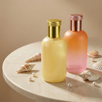 Botol Parfum Kaca Kosong Mewah Isi Ulang Silinder 100 ml Cetak Kustom dari Anding Supplier