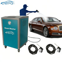 Équipement de detailing automobile, machine de nettoyage à la vapeur pour voiture en acier inoxydable, 220V 9kw, laveuse à vapeur Dubai, réservoir d'eau de 20L