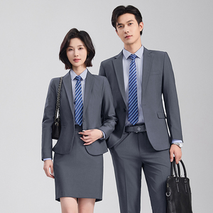 Completo Slim Fit da Uomo e <span class=keywords><strong>Donna</strong></span>, Comodo da Indossare in Ufficio, Stile Uniforme Professionale - Product Image 3