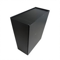 Boîte de parfum de luxe, boîte magnétique personnalisée avec estampage doré et insert en mousse