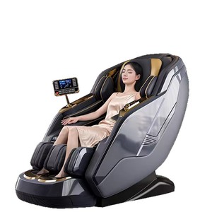 เก้าอี้นวดตัวเต็มรูปแบบ 4D พร้อมหุ่นยนต์นวด ระบบราง SL ฟังก์ชั่นดนตรี 31-60 ถุงลมนิรภัย แบบเสียบปลั๊ก ผลิตจากชิ้นเดียว ใช้ในบ้าน - Product Image 2