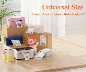 TEDDY Gelbe Farbe 1215C 4x2 Zoll 3-fach geschützt 6000 Blatt/Stapel 2 Stapel in einer Box Direkt-Thermo-Versandetiketten Gefrierschrank 10 Boxen - Product Image 6