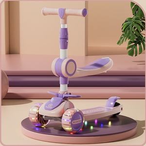 Scooter pour enfants en gros 2-12 ans peut s'asseoir Perambulator <span class=keywords><strong>musique</strong></span> trois roues Scooter Scooter enfants - Product Image 6