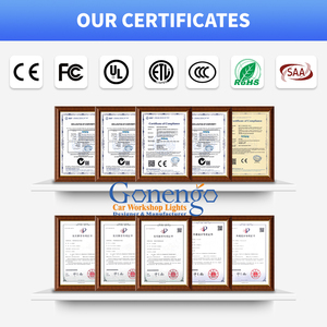 Livraison rapide d'échantillons <span class=keywords><strong>Suspension</strong></span> de plafond à câble en diamant PC 6500K pour exposition automobile et éclairage d'atelier géométrique - Product Image 5