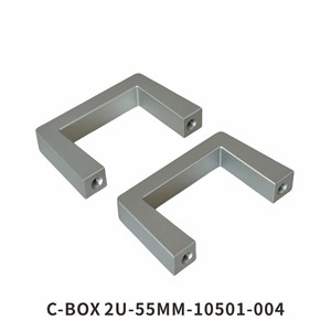 C-BOX ZSTC C-BOX 19인치 서브랙 전면 핸들, 폭 12.2mm, 투명 아노다이징 처리 3U 10501-005, 10501-006, 10501-018 4U 133.4MM - Product Image 3