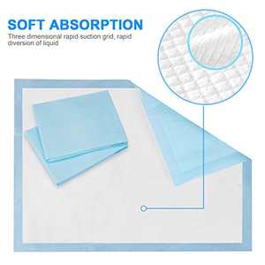 Almohadillas Desechables Superabsorbentes Azules/Verdes para Cama, Impermeables, para Incontinencia, para Adultos - Product Image 2