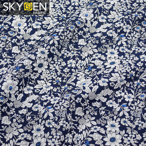 Áo Sơ Mi Skygen Vải Bông 100 Dệt Trơn Mềm Mại In Hoa - Product Image 3