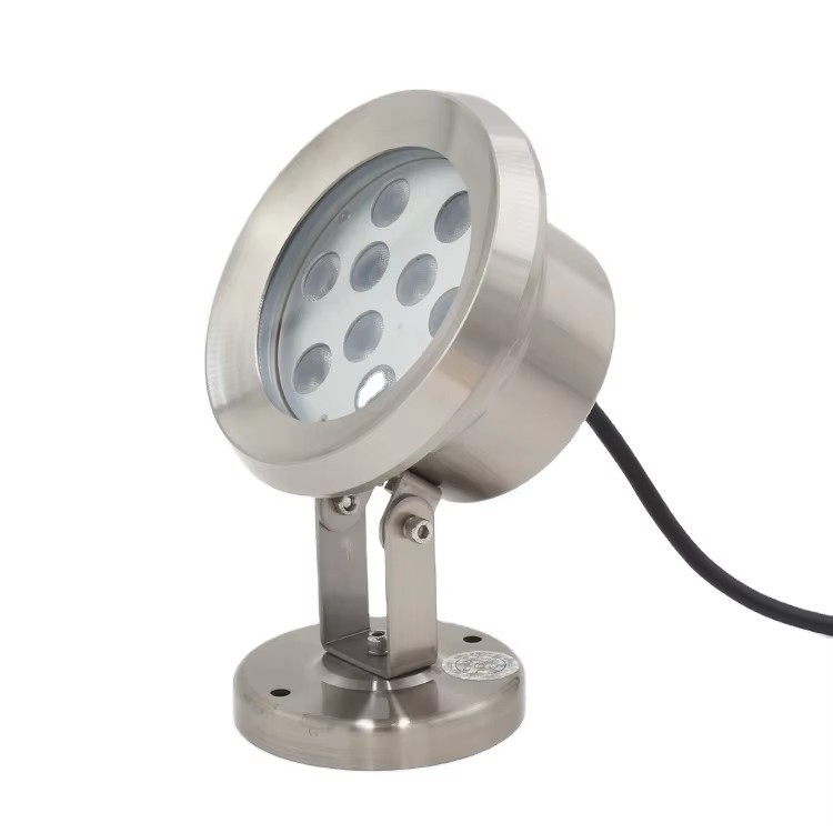 304 316L Stainless Steel 24Volt Input 9W IP68 Waterproof Underwater Application Swimming Pool Led Light