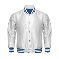 Blouson universitaire sportif d'hiver 2026 pour homme grande taille, col montant, 100 % coton, vente en gros