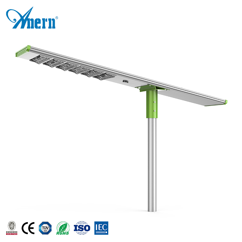 100W de iluminación al aire libre ángulo ajustable impermeable integrada de alto Lumen llevó la luz de calle Solar
