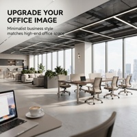 Bureau de travail modulaire Twilight Series, combinable librement, avec cloison de séparation pour la confidentialité, pour espace de travail ouvert, bureau minimaliste