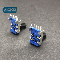 Yvk — potentiomètre B10K 10K 20mm pour clavier électronique Yamaha S650, contrôleur de roue, à 4 broches, régulateur du volume