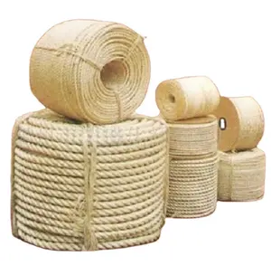 Vente en gros fournisseurs chinois Meilleur prix 100% Corde ronde en chanvre naturelle et écologique Corde de jute Cordes en sisal de haute qualité