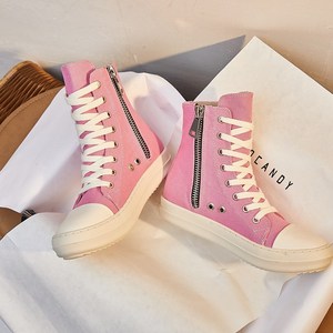 Chaussures de course unisexes style américain, 1 paire, baskets basses tendance en toile pour femmes - Product Image 2