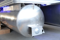 Bateau ponton en aluminium Premium Kinocean 26 pieds, qualité marine, multi-chambres, avec système d'éclairage complet