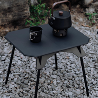 Nouvelle table de camping moderne et légère 2026, table de camping pliable portable avec cadre en aluminium et plateau en ABS