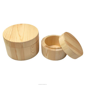 Petite boîte en <span class=keywords><strong>bois</strong></span> unie pour bonbons, emballage <span class=keywords><strong>carré</strong></span>, rectangulaire, rond, pour bijoux, pâtisserie, fruits, ou en forme de livre - Product Image 4