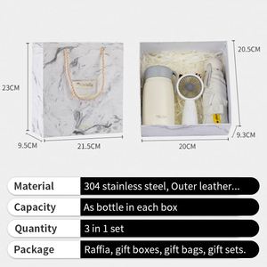 Water Bottle and Umbrella White Color Vacuum <b>Mug</b> <b>Cute</b> Girl Return Gift Box Set for Wedding - Product Image 6
