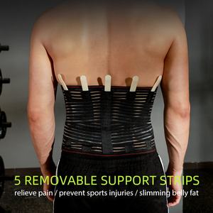 VBOSi 2052 ayarlanabilir spor kuşak kemer elastik nefes örgü bel bel desteği için alt sırt ağrısı kabartma evrensel için - Product Image 3