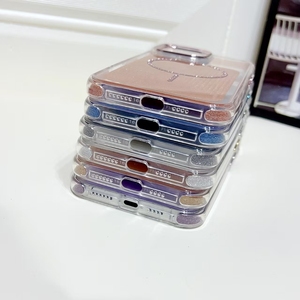 เคสโทรศัพท์แม่เหล็กแบบ 2-in-1 พร้อมแผ่นกลิตเตอร์สำหรับ <span class=keywords><strong>iPhone</strong></span> 17 16 <span class=keywords><strong>Pro</strong></span> <span class=keywords><strong>Max</strong></span> ขอบกล้องชุบเคลือบป้องกันการตกกระแทก - Product Image 6