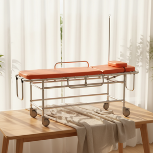 Table d'examen médical Hochey avec cadre en alliage d'aluminium et 4 roulettes à frein pour hôpital - Product Image 3