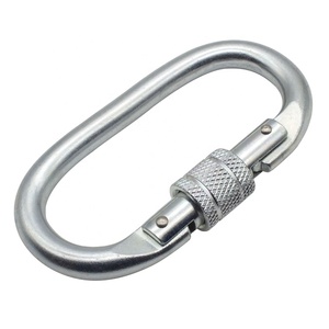23 Mosquetones Profesionales de Escalada con Cierre de <span class=keywords><strong>Doble</strong></span> Acción, para Montañismo, Hamaca, Camping, 25KN, Protección Contra Caídas - Product Image 1