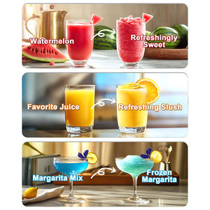 Máquina de Granita e Raspadinha de Luxo 220W, Visor Colorido, Congelamento Rápido, Sistema de Autolimpeza para Sorveteria Comercial - Product Image 4