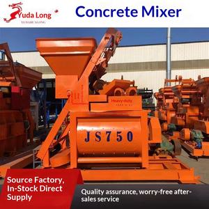 Équipement de mélange de béton d'ingénierie, station de mélange, mélangeur à double arbre horizontal forcé Js750, petite station de mélange - Product Image 5