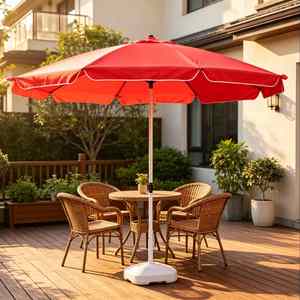 Sombrilla Multiusos de 150 cm y 170 cm con Varillas de Fibra de Vidrio, Protección UV, para Playa, Camping, Patio, Jardín, Picnic - Product Image 1