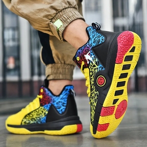 Vente Flash Chaussures de <span class=keywords><strong>Basket</strong></span> Montantes <span class=keywords><strong>Pas</strong></span> Chères Hommes Femmes Imprimées Baskets d'Extérieur à <span class=keywords><strong>Plateforme</strong></span> Chaussures de Sport Garçons - Product Image 2