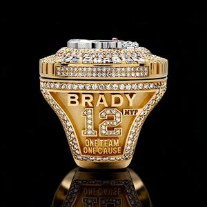 Anillo de Campeonato de los Tampa Bay Buccaneers de Tom Brady 2020-2021, Anillos de Campeonato Personalizados - Product Image 2