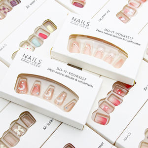 Ensemble de décoration d'<span class=keywords><strong>ongles</strong></span> <span class=keywords><strong>à</strong></span> presser avec pierres Bling de luxe personnalisées, <span class=keywords><strong>faux</strong></span> <span class=keywords><strong>ongles</strong></span> <span class=keywords><strong>à</strong></span> la mode faits <span class=keywords><strong>à</strong></span> la main, bricolage d'<span class=keywords><strong>ongles</strong></span> <span class=keywords><strong>à</strong></span> la maison - Product Image 2