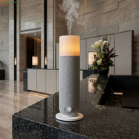 Diffuseur d'arômes silencieux sans eau avec lumière d'ambiance, machine à brume froide en tissu, contrôle sans fil par application pour la maison et la chambre