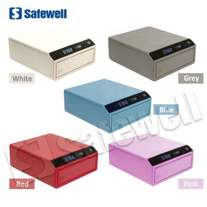 SWJW-06 Coffre-fort électronique intelligent biométrique à empreintes digitales avec clavier tactile, mini-coffre-fort portable pour la maison et le bureau, pour objets de valeur - Product Image 3