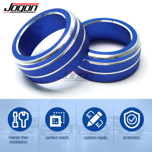2pcs coperchio della manopola del condizionatore d'aria Auto AC interruttore pulsante anelli adesivo per <span class=keywords><strong>Toyota</strong></span> <span class=keywords><strong>Corolla</strong></span> E210 Cross XG10 2019-2022 Decor Interior - Product Image 4