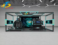 Parc de la machine VR de jeu électronique de simulateur de réalité virtuelle de cinéma du parc à thème 9D de la solution VR d'arrêt de VR