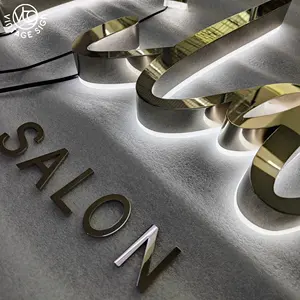 Customized 3d Sign Letter Logo Store Front Metal Wall Letters With Factory Price