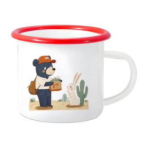 Commande en gros EffiPrint livraison directe tasses en céramique travailleur <span class=keywords><strong>social</strong></span> cadeaux d'appréciation pour le <span class=keywords><strong>personnel</strong></span> collègue employé émail tasse à café - Product Image 2