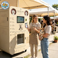 Station de lavage pour chiens en libre-service 24h/24 et 7j/7, distributeur automatique de bain pour animaux de compagnie pour chiens et chats, écran tactile