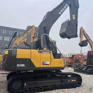 Excavatrice sur chenilles Volvo EC140 d'occasion, 14 tonnes, moteur Kawasaki 36,8 kW, capacité de la benne de 0,66 m³, pompe, roulement pour inspection vidéo - Product Image 3